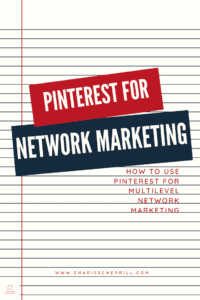 Pinterest for network marketing or multilevel marketing is fabulous to continuously get you leads, because we know how frustrating it is to get new clients