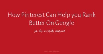 Learn how being great on Pinterest can help you rank higher on google and bring in amazing organic traffic multiple ways!