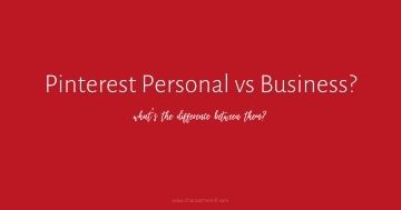 Wondering what the difference between a Pinterest personal vs business profile is? Is it worth the time as an entrepreneur to set one up and